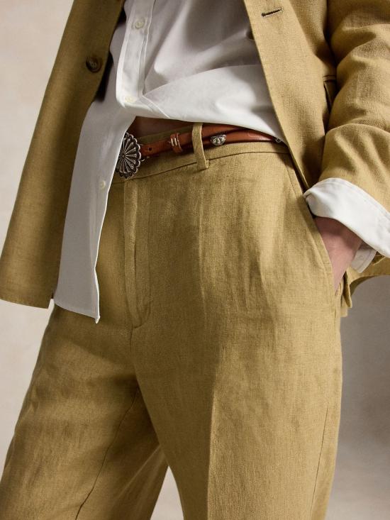 26SS 랄프 로렌 스트레이트 팬츠 211B13912 001 BEIGE - RALPH LAUREN