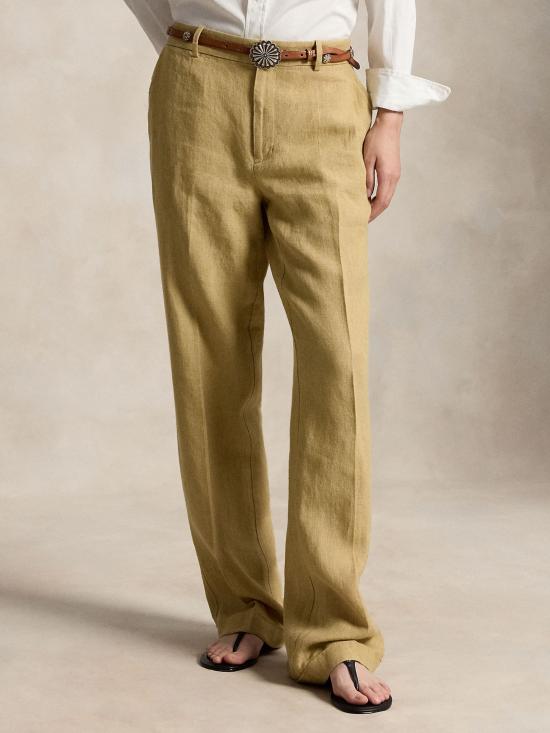 26SS 랄프 로렌 스트레이트 팬츠 211B13912 001 BEIGE - RALPH LAUREN