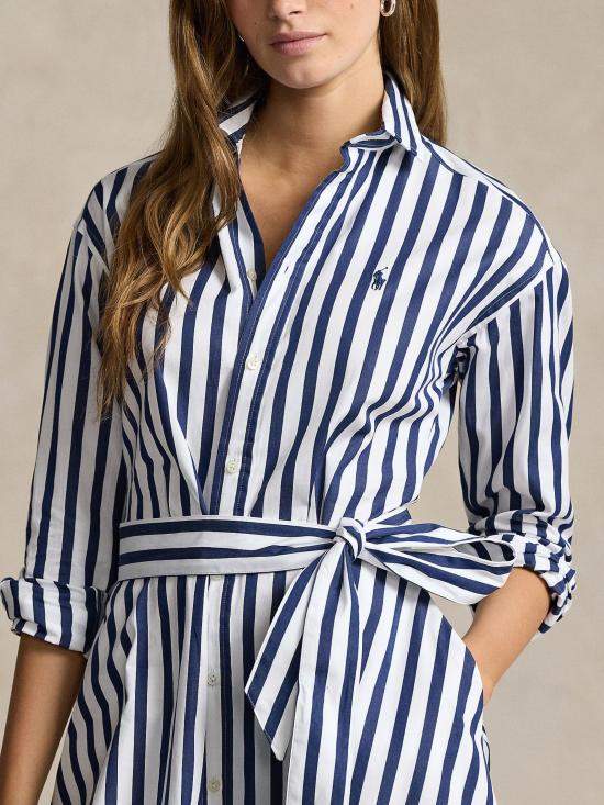 26SS 랄프 로렌 미디 원피스 211891428 001 NAVY - RALPH LAUREN