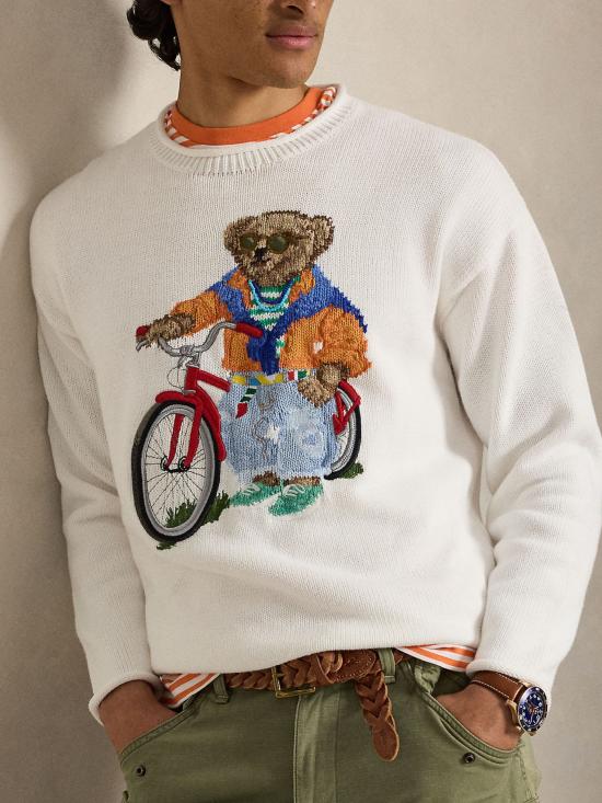 26SS 랄프 로렌 스웨터 710B13896 001 WHITE - RALPH LAUREN