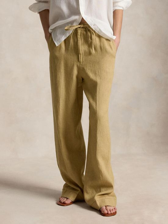 26SS 랄프 로렌 스트레이트 팬츠 211A12949 002 BEIGE - RALPH LAUREN