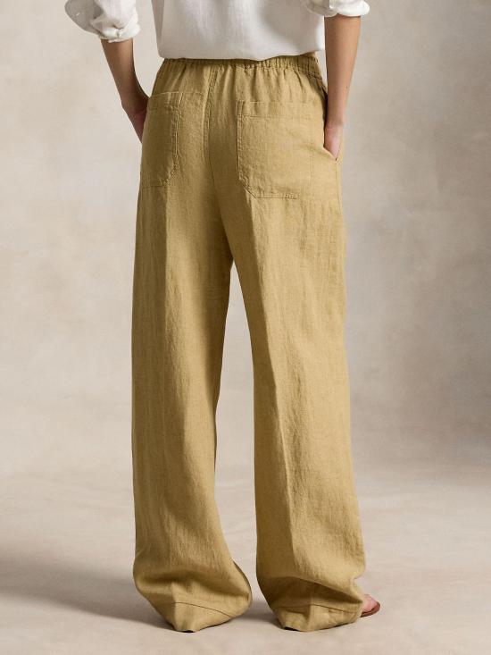 26SS 랄프 로렌 스트레이트 팬츠 211A12949 002 BEIGE - RALPH LAUREN