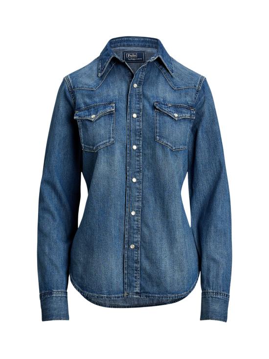 26SS 랄프 로렌 셔츠 211969402 001 DENIM BLUE