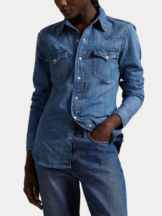 26SS 랄프 로렌 셔츠 211969402 001 DENIM BLUE - RALPH LAUREN