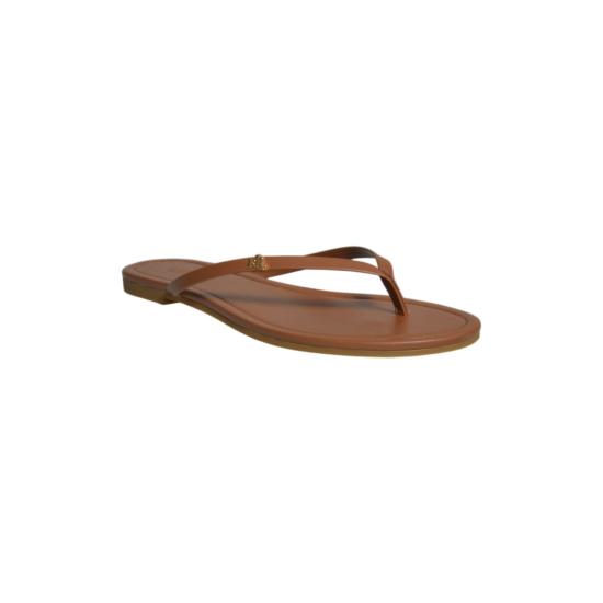 26SS 랄프 로렌 뮬/슬리퍼 802953931006 LARENTAN Cammello - RALPH LAUREN