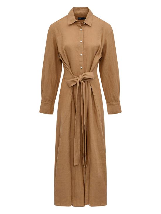 26SS 랄프 로렌 미디 원피스 211B19141 002 BEIGE