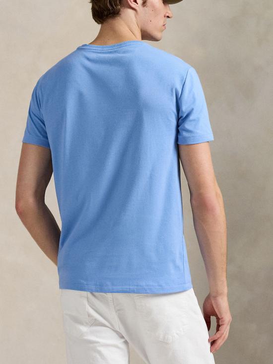 26SS 랄프 로렌 반팔 티셔츠 710671438 454 LIGHT BLUE - RALPH LAUREN
