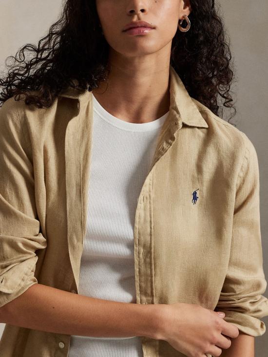 26SS 랄프 로렌 셔츠 211970730 506 BEIGE - RALPH LAUREN