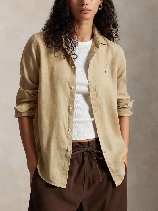26SS 랄프 로렌 셔츠 211970730 506 BEIGE - RALPH LAUREN