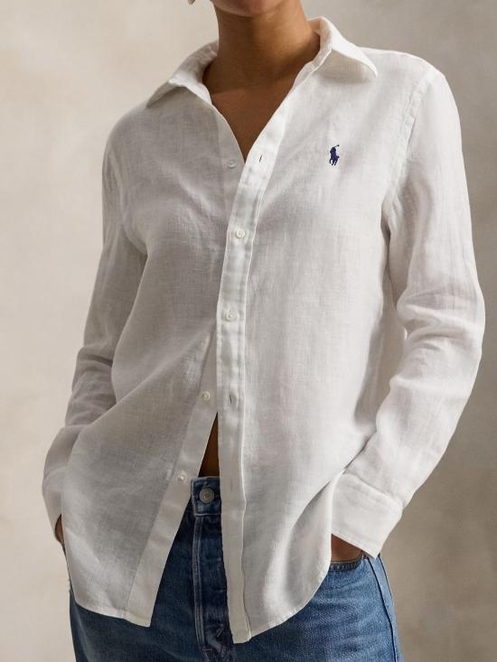 26SS 랄프 로렌 셔츠 211970730 518 WHITE - RALPH LAUREN