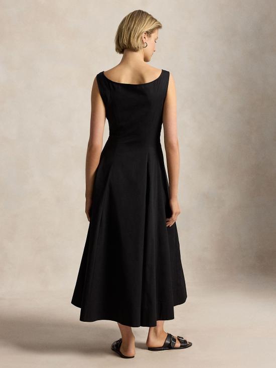 26SS 랄프 로렌 미디 원피스 211B17477 003 BLACK - RALPH LAUREN