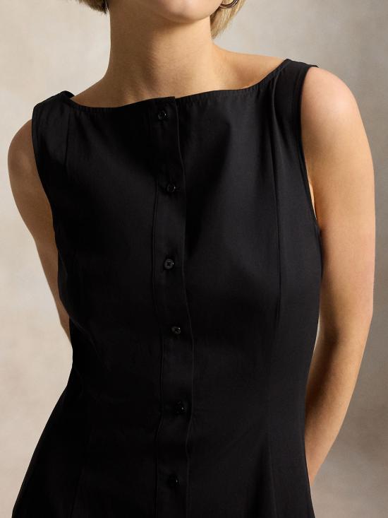 26SS 랄프 로렌 미디 원피스 211B17477 003 BLACK - RALPH LAUREN