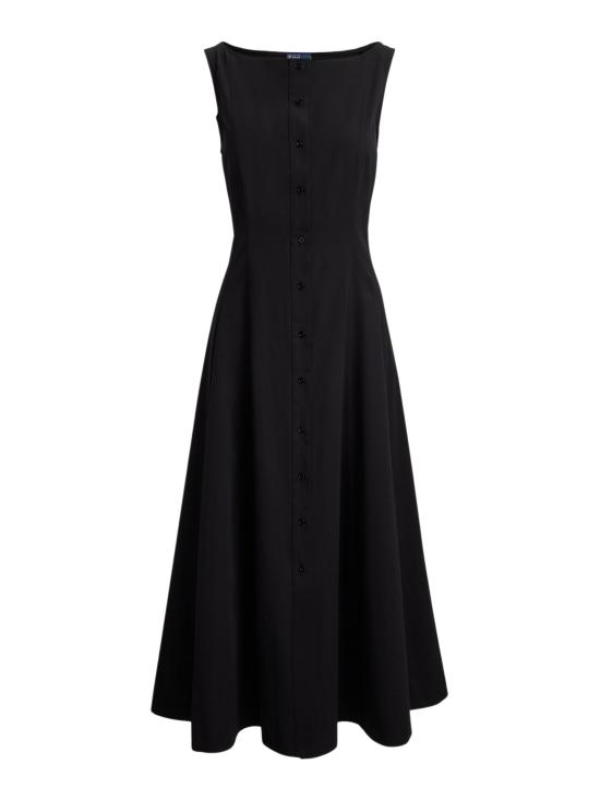 26SS 랄프 로렌 미디 원피스 211B17477 003 BLACK