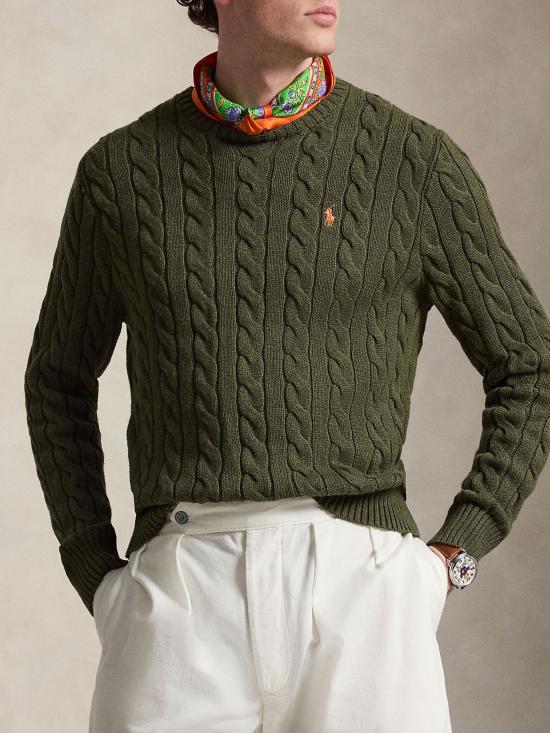 26SS 랄프 로렌 스웨터 710775885 542 GREEN - RALPH LAUREN