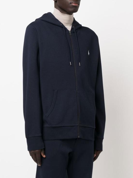 26SS 랄프 로렌 더블 니트 풀 지퍼 후디 710888282 002 NAVY - RALPH LAUREN