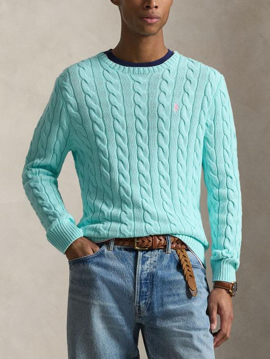 26SS 랄프 로렌 스웨터 710775885 547 LIGHT BLUE - RALPH LAUREN