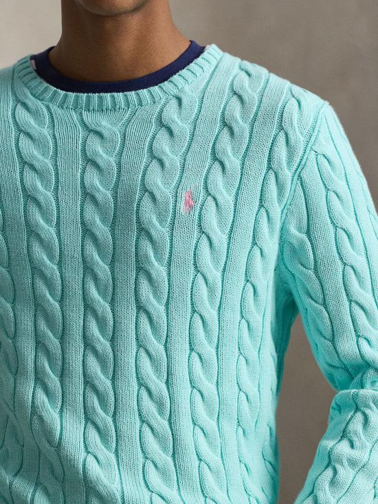 26SS 랄프 로렌 스웨터 710775885 547 LIGHT BLUE - RALPH LAUREN
