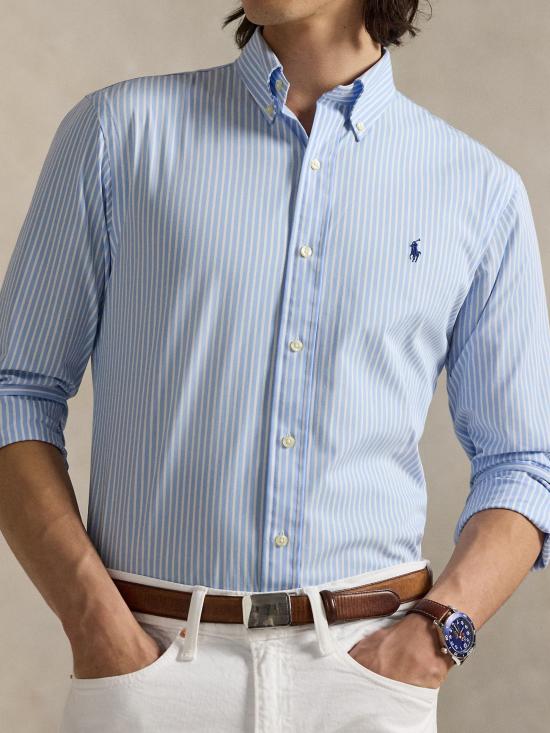 26SS 랄프 로렌 셔츠 710929346 018 LIGHT BLUE - RALPH LAUREN