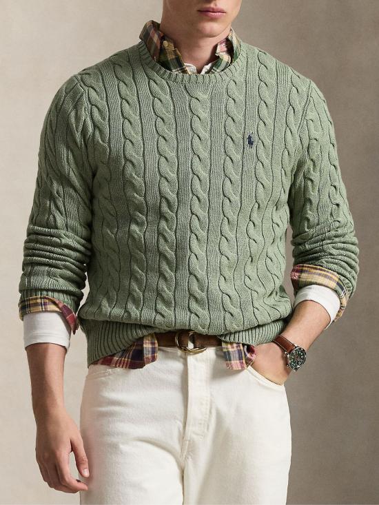 26SS 랄프 로렌 스웨터 710775885 528 GREEN - RALPH LAUREN