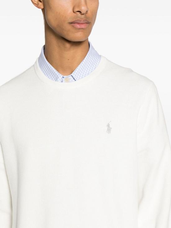 26SS 랄프 로렌 스웨터 710918163 504 WHITE - RALPH LAUREN