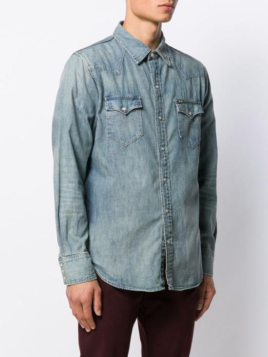 26SS 랄프 로렌 셔츠 710703936 001 NAVY - RALPH LAUREN