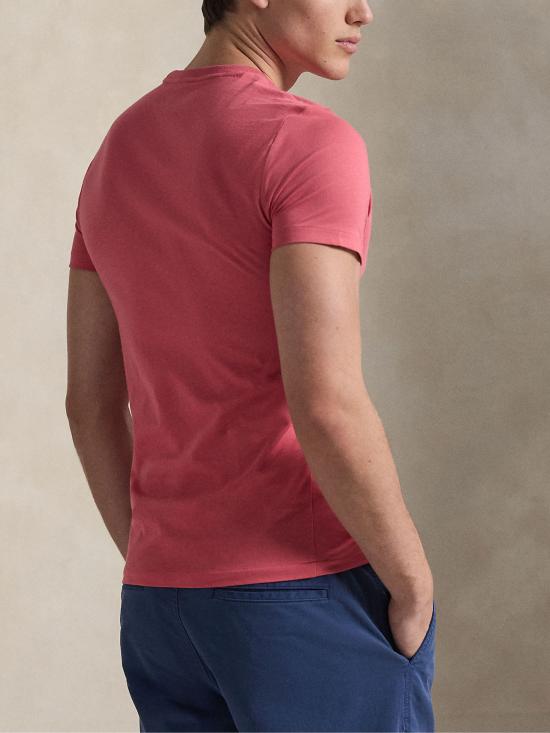 26SS 랄프 로렌 반팔 티셔츠 710671438 515 CORAL RED - RALPH LAUREN