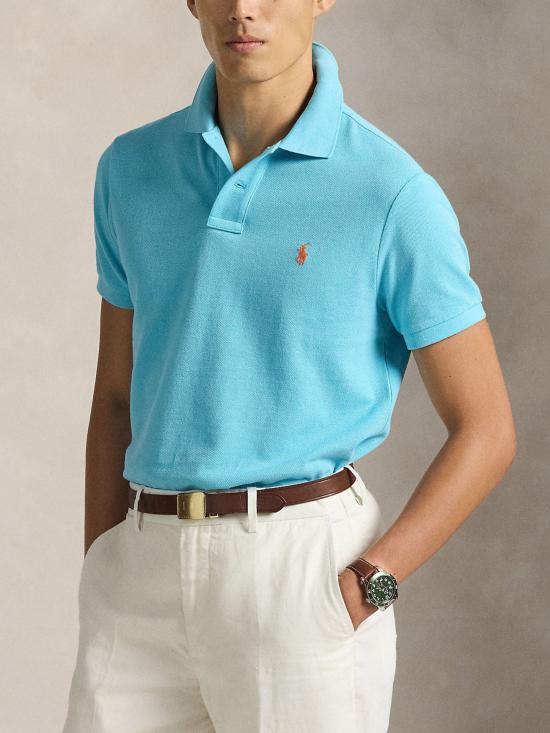 26SS 랄프 로렌 반팔 티셔츠 710680784 514 LIGHT BLUE - RALPH LAUREN