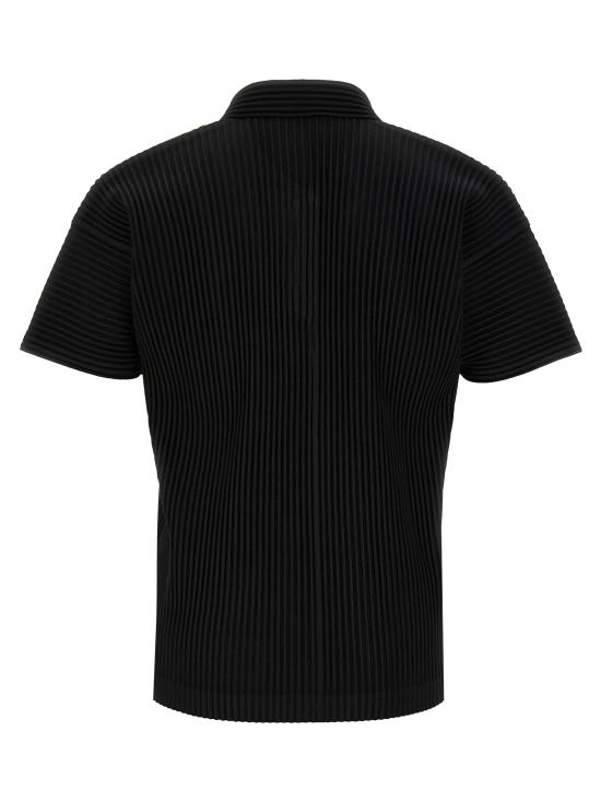 26SS 옴므 플리세 이세이 미야케 반팔 티셔츠 HP67JM53015 BLACK DOM - HOMME PLISSE' ISSEY MIYAKE