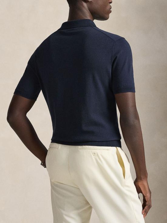 26SS 랄프 로렌 반팔 티셔츠 710980682 001 NAVY - RALPH LAUREN
