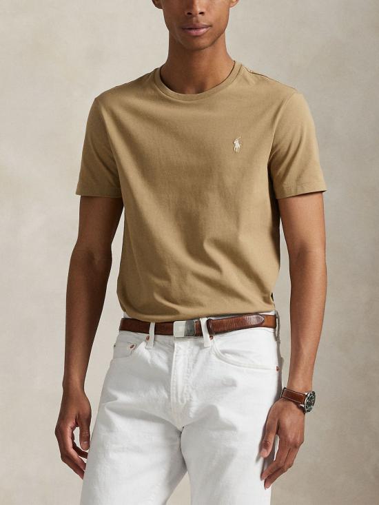 26SS 랄프 로렌 반팔 티셔츠 710671438 329 BEIGE - RALPH LAUREN