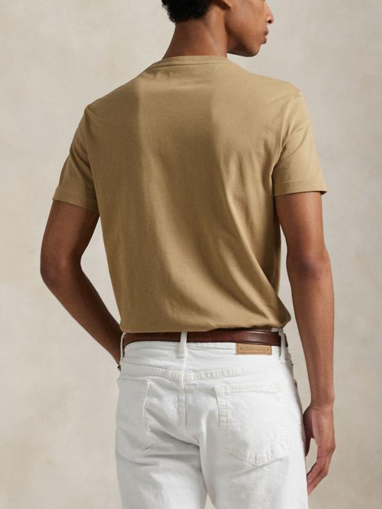 26SS 랄프 로렌 반팔 티셔츠 710671438 329 BEIGE - RALPH LAUREN