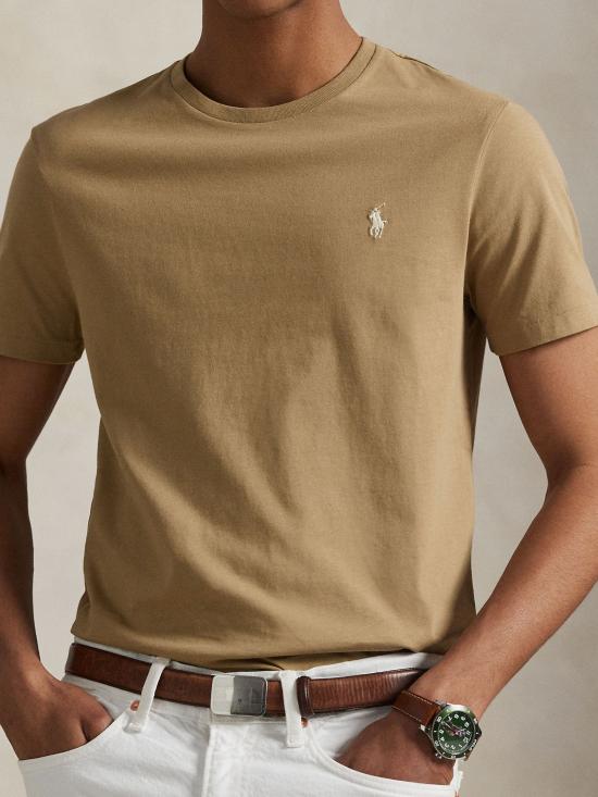 26SS 랄프 로렌 반팔 티셔츠 710671438 329 BEIGE - RALPH LAUREN