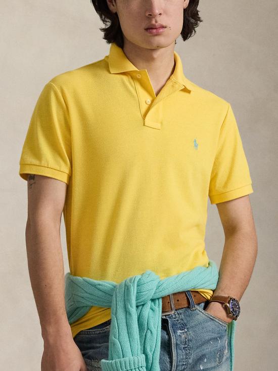 26SS 랄프 로렌 반팔 티셔츠 710680784 509 YELLOW - RALPH LAUREN