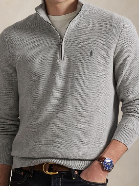 26SS 랄프 로렌 스웨터 710932304 002 GREY - RALPH LAUREN
