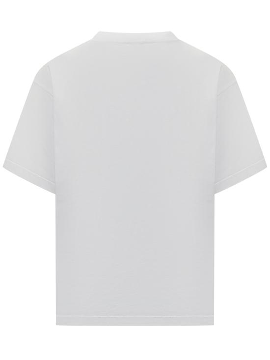25FW 겐조 보케 플라워 2.0 오버사이즈 티셔츠 FF55TS4914SG 01 WHITE - KENZO
