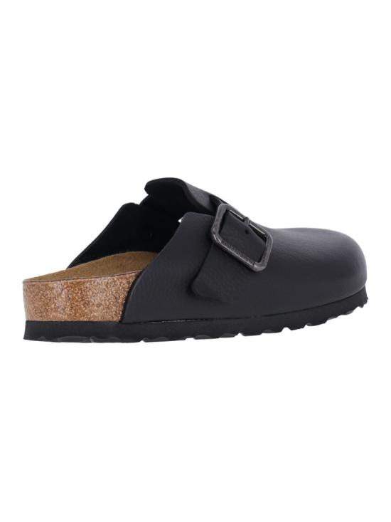 26SS 버켄스탁 보스턴 WB 내츄럴 레더 빈티지 우드 1030704BLACK - BIRKENSTOCK
