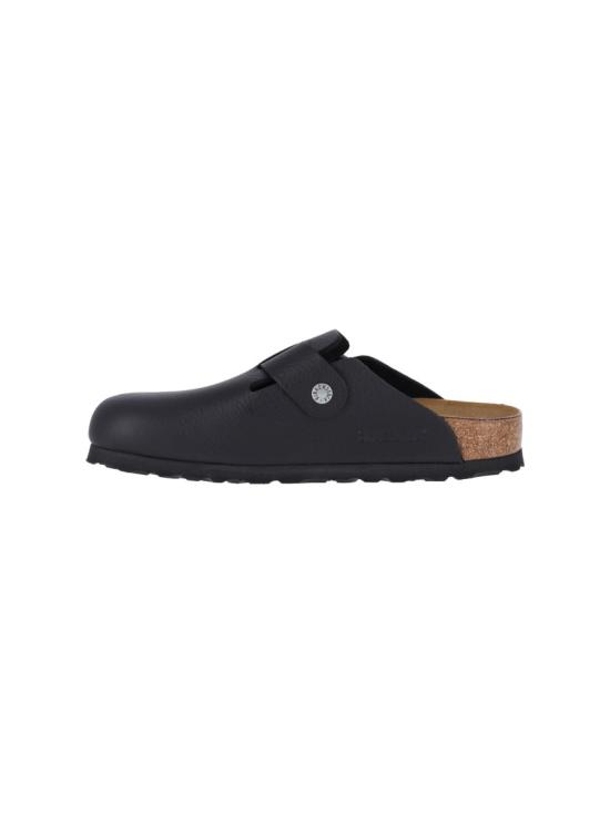 26SS 버켄스탁 보스턴 WB 내츄럴 레더 빈티지 우드 1030704BLACK - BIRKENSTOCK