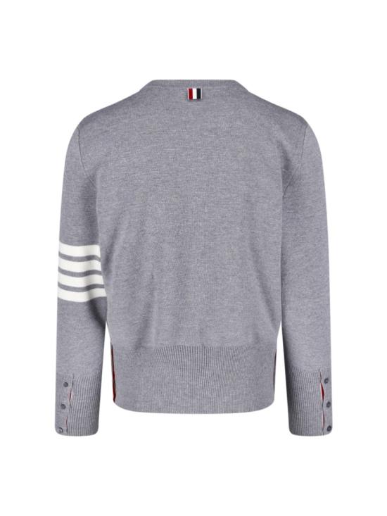 25FW 톰브라운 울 4바 풀오버 MKA189A 00014055 Grey - THOM BROWNE