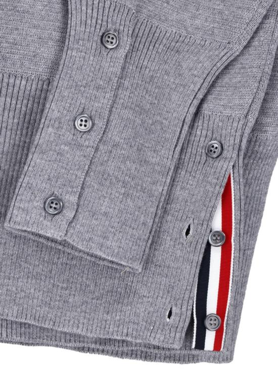 25FW 톰브라운 울 4바 풀오버 MKA189A 00014055 Grey - THOM BROWNE
