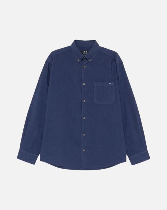 26SS 아페쎄 긴팔 셔츠 COHOEH12599 IAJ MARINE Navy