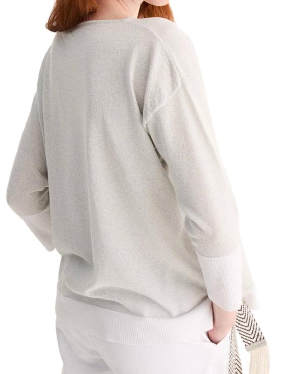 26SS Biancalancia 긴팔 티셔츠 E26 197M White - BIANCALANCIA