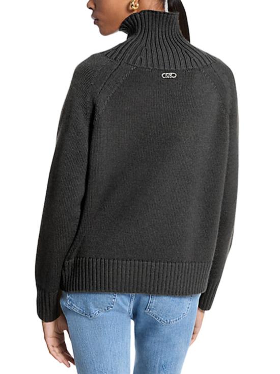 25FW 마이클 코어스 터틀넥 MF561CGF2G Black - MICHAEL KORS