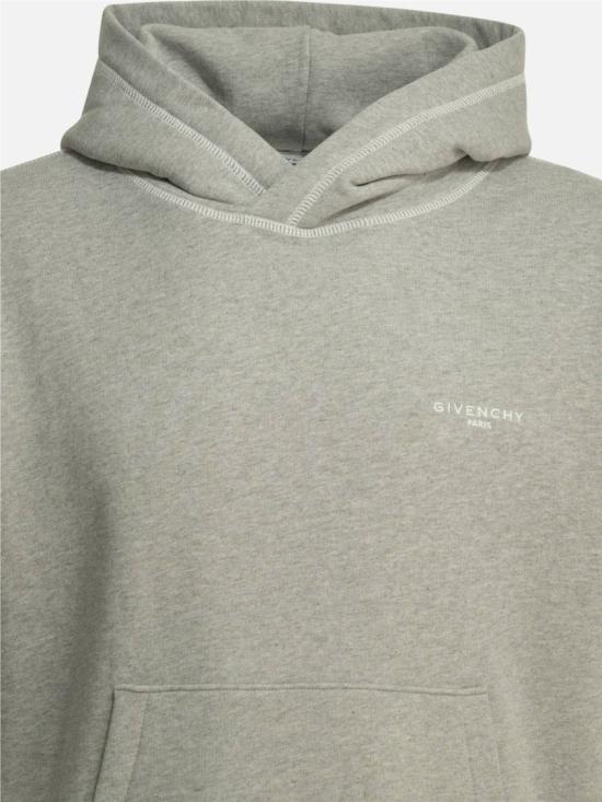 26FW 지방시 후드 티셔츠 BMJ0PW3YTA Grey - GIVENCHY