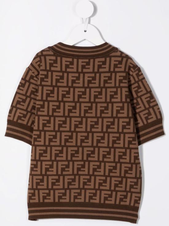26FW [키즈] 펜디 티셔츠 JFG069 AEYDF15B6 Arancio - FENDI