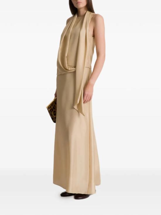 26SS 알베르타 페레티 롱 스커트 A01120116 Neutrals - ALBERTA FERRETTI