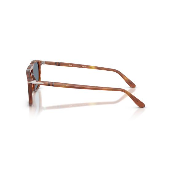 26SS 페르솔 선글라스 0Po3391s 반투명 브라운 아세테이트 사각 프레임 - PERSOL