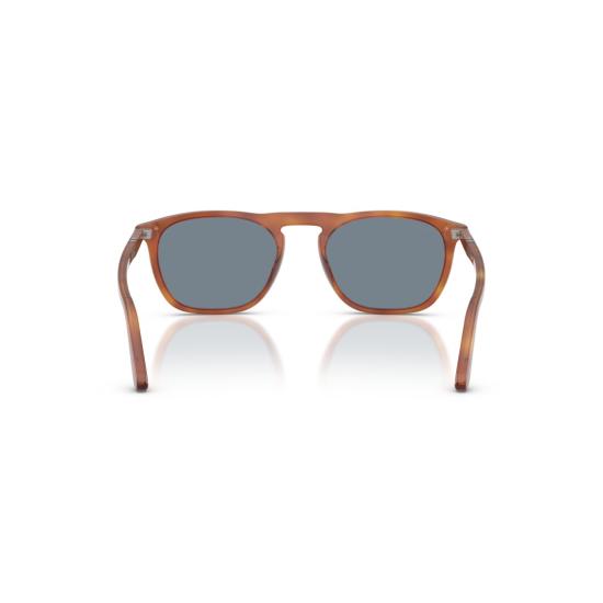 26SS 페르솔 선글라스 0Po3391s 반투명 브라운 아세테이트 사각 프레임 - PERSOL