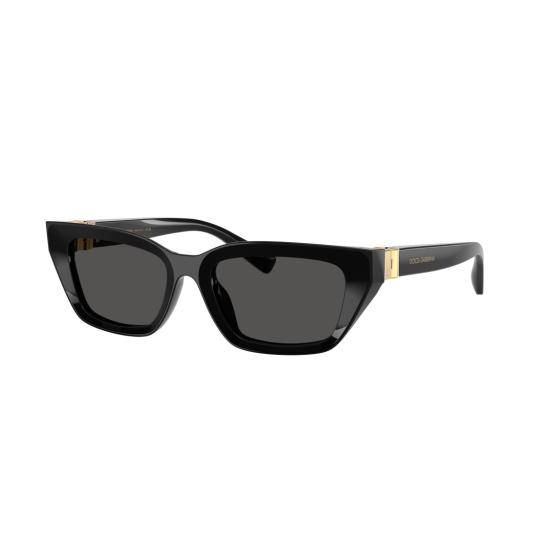 26SS 돌체앤가바나 선글라스 0Dg4532 유광 블랙 프레임 직사각형 - DOLCE & GABBANA