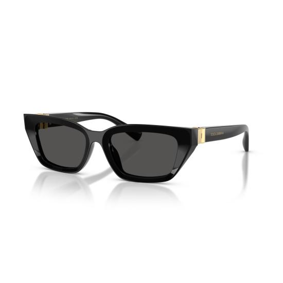 26SS 돌체앤가바나 선글라스 0Dg4532 유광 블랙 프레임 직사각형 - DOLCE & GABBANA
