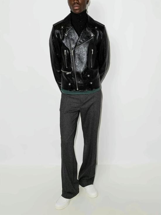  생로랑 가죽 자켓 484284 YC2NI Black - SAINT LAURENT